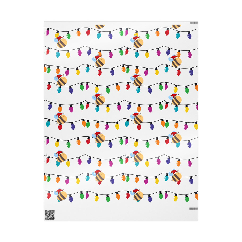 Santa Bees Wrapping Paper, Gift Wrap