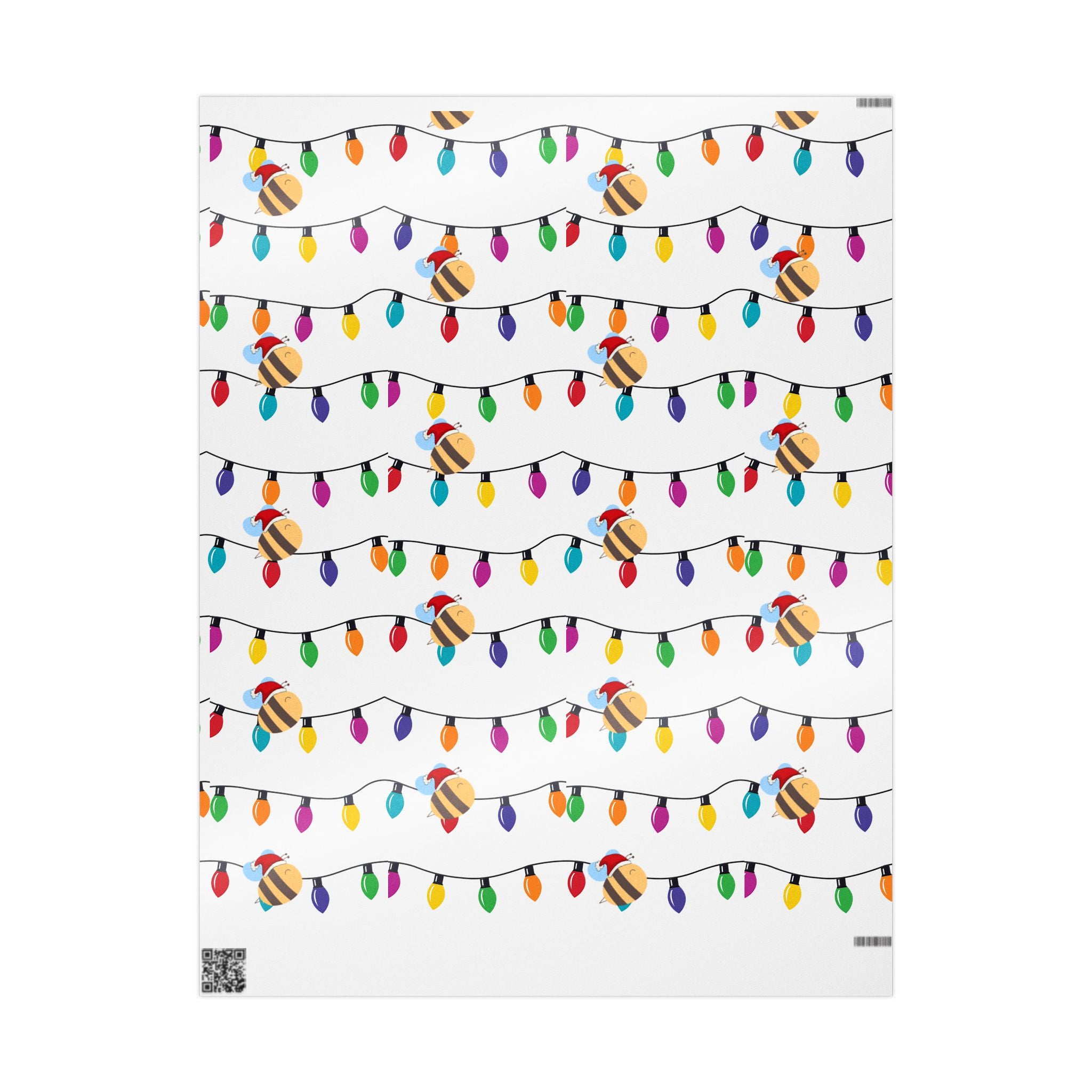 Santa Bees Wrapping Paper, Gift Wrap