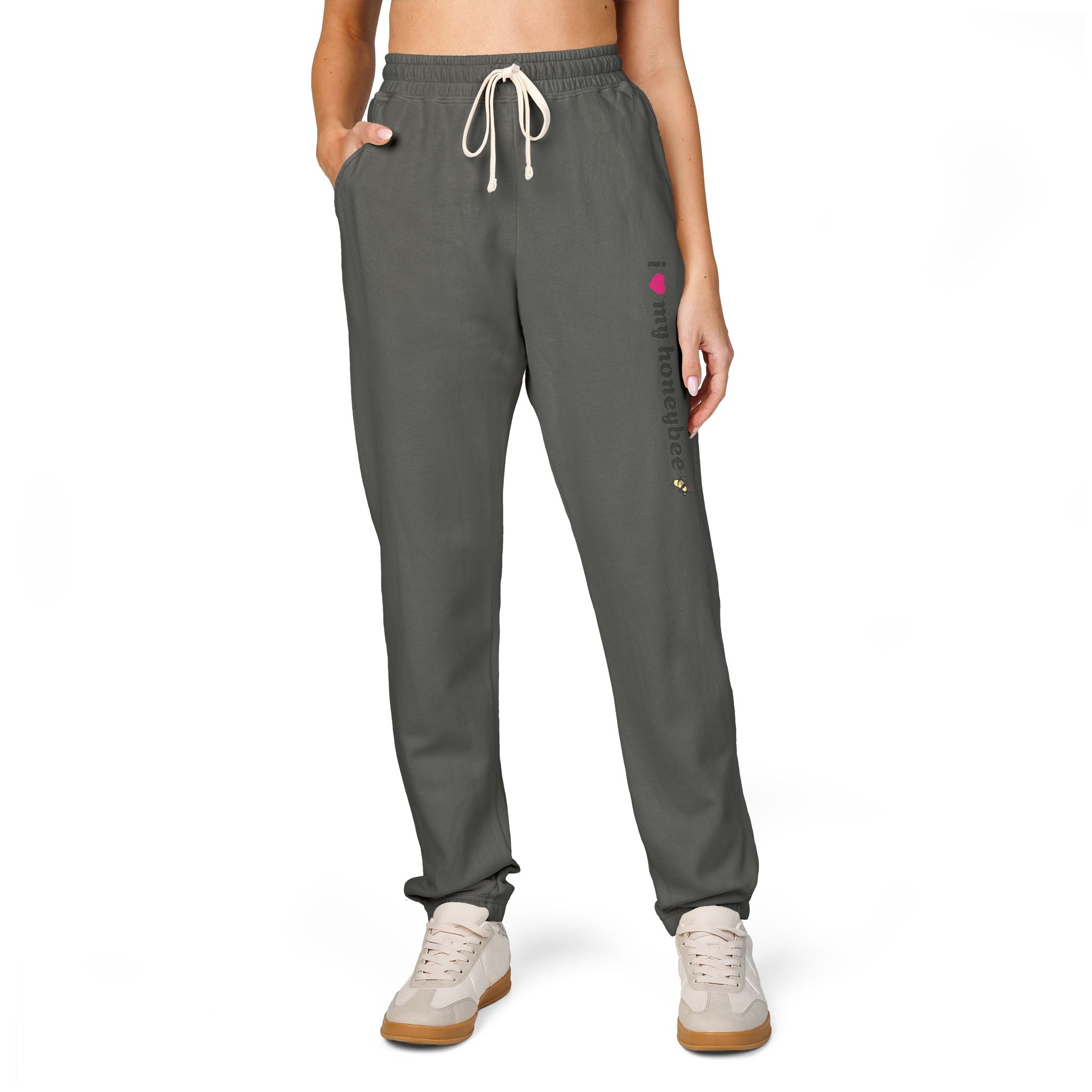 Cozy Fleece Sweatpants*I Love My Honeybee*