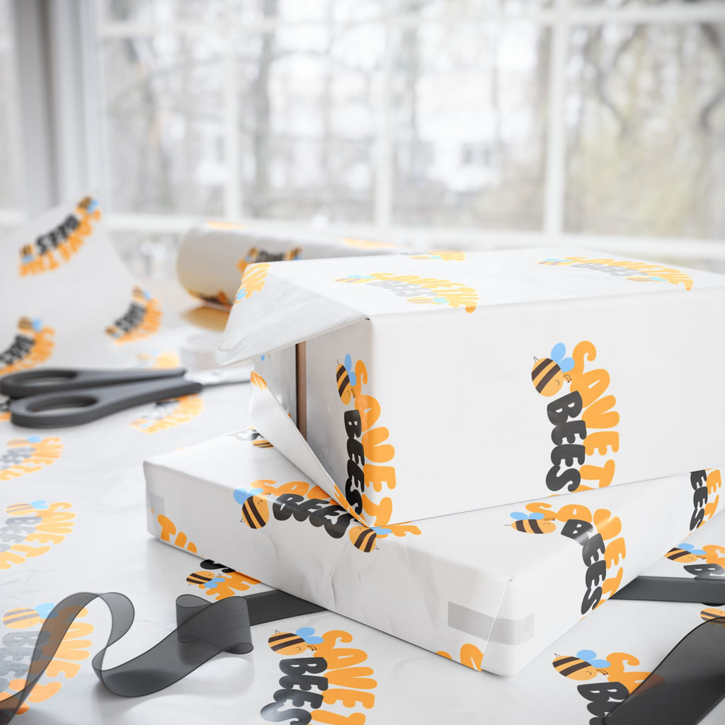 Save the Bees Wrapping Paper, Gift Wrap