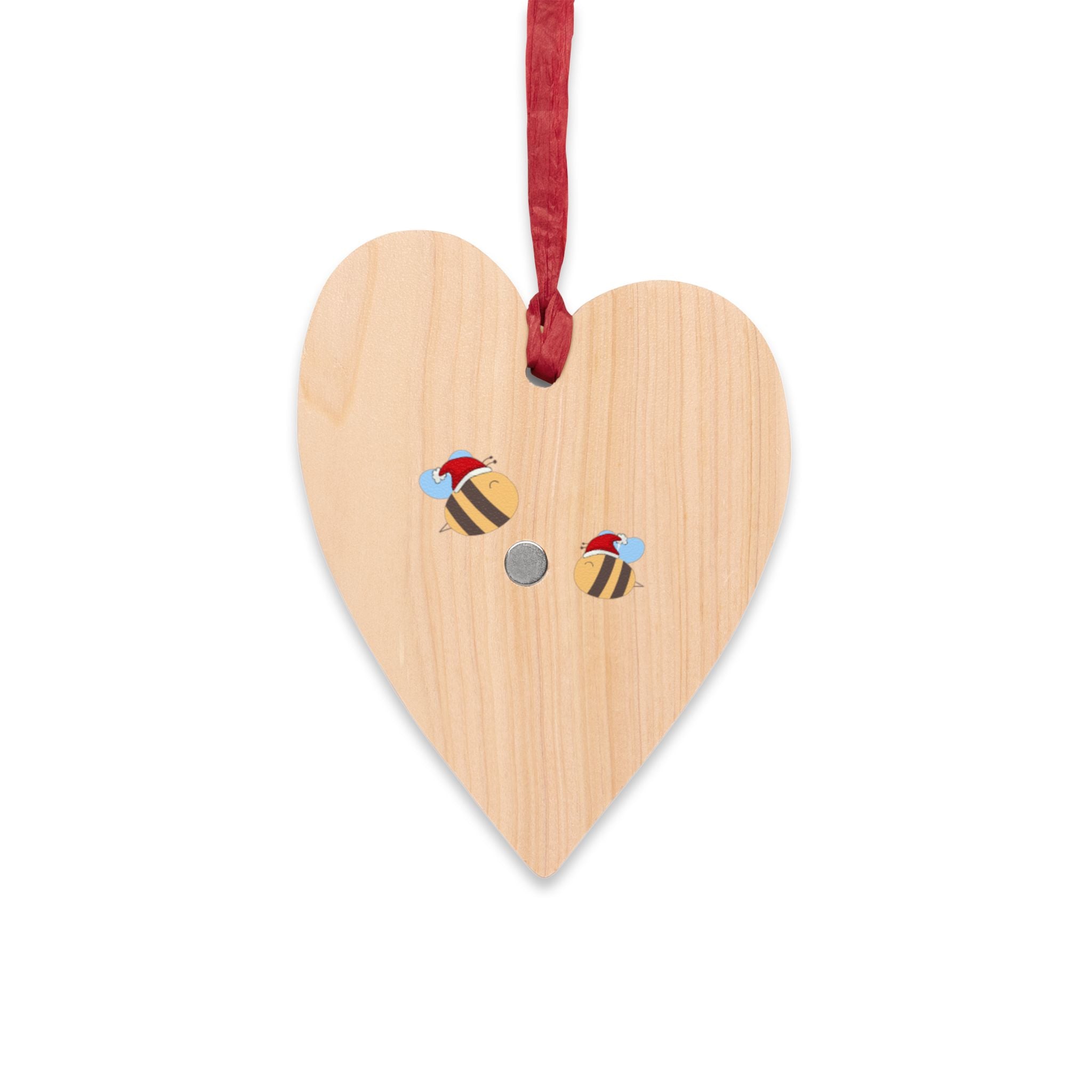 Heart & Tree Shaped Wooden Ornaments