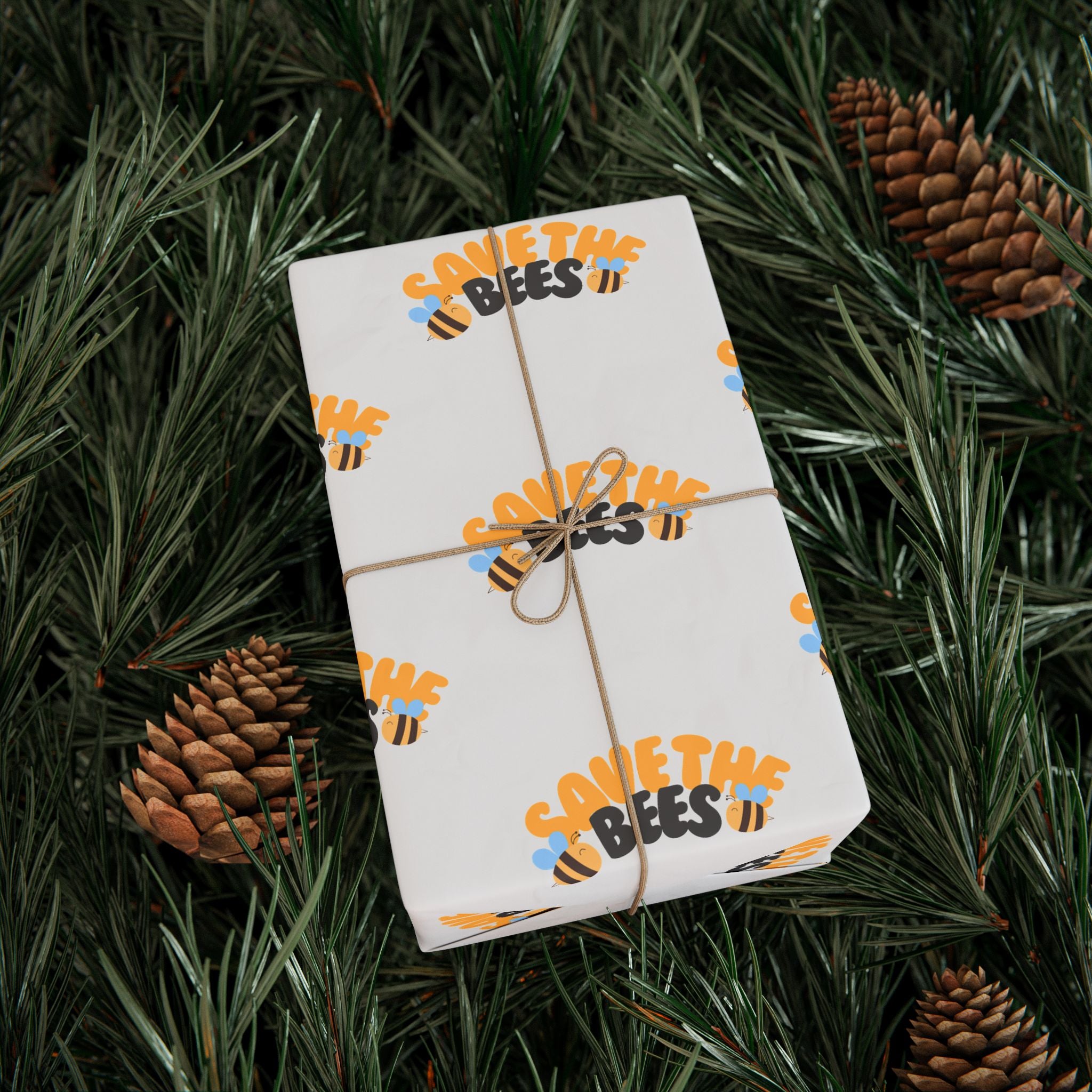 Save the Bees Wrapping Paper, Gift Wrap