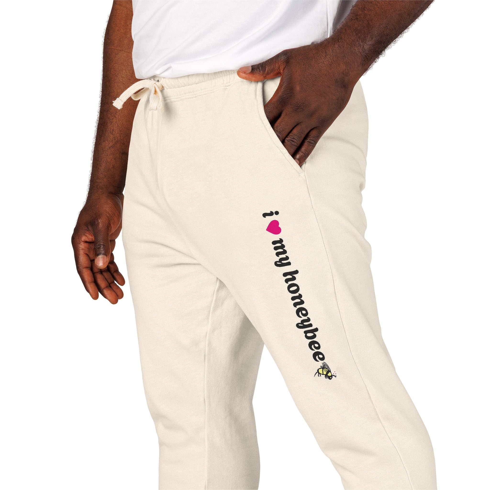 Cozy Fleece Sweatpants*I Love My Honeybee*