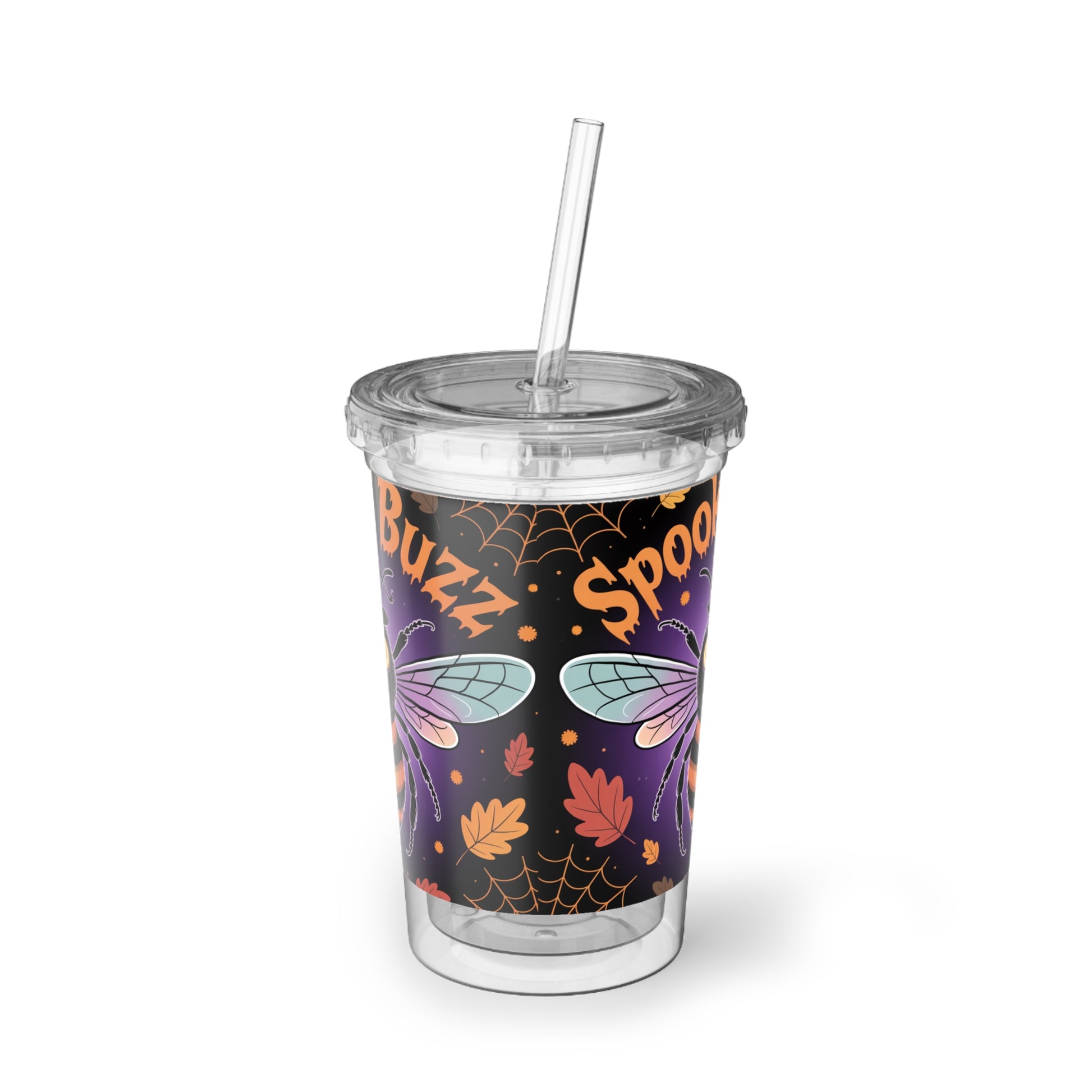 Spooky Buzz Acrylic Cup | Halloween Tumbler