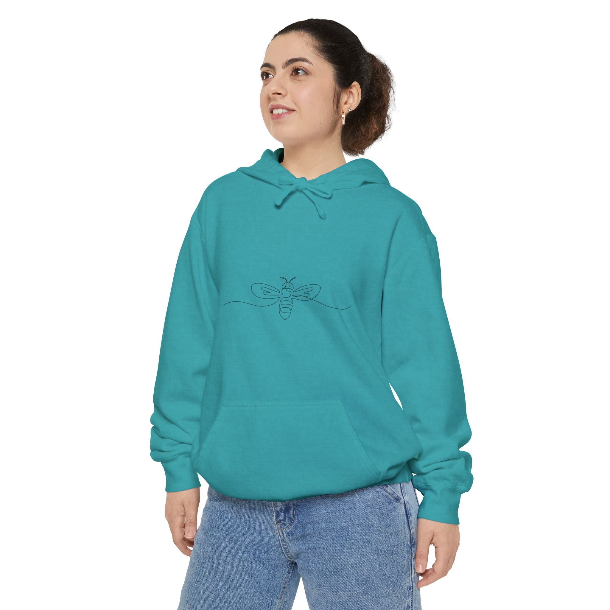 Cozy Unisex Hoodie-Minimalist Bee Design