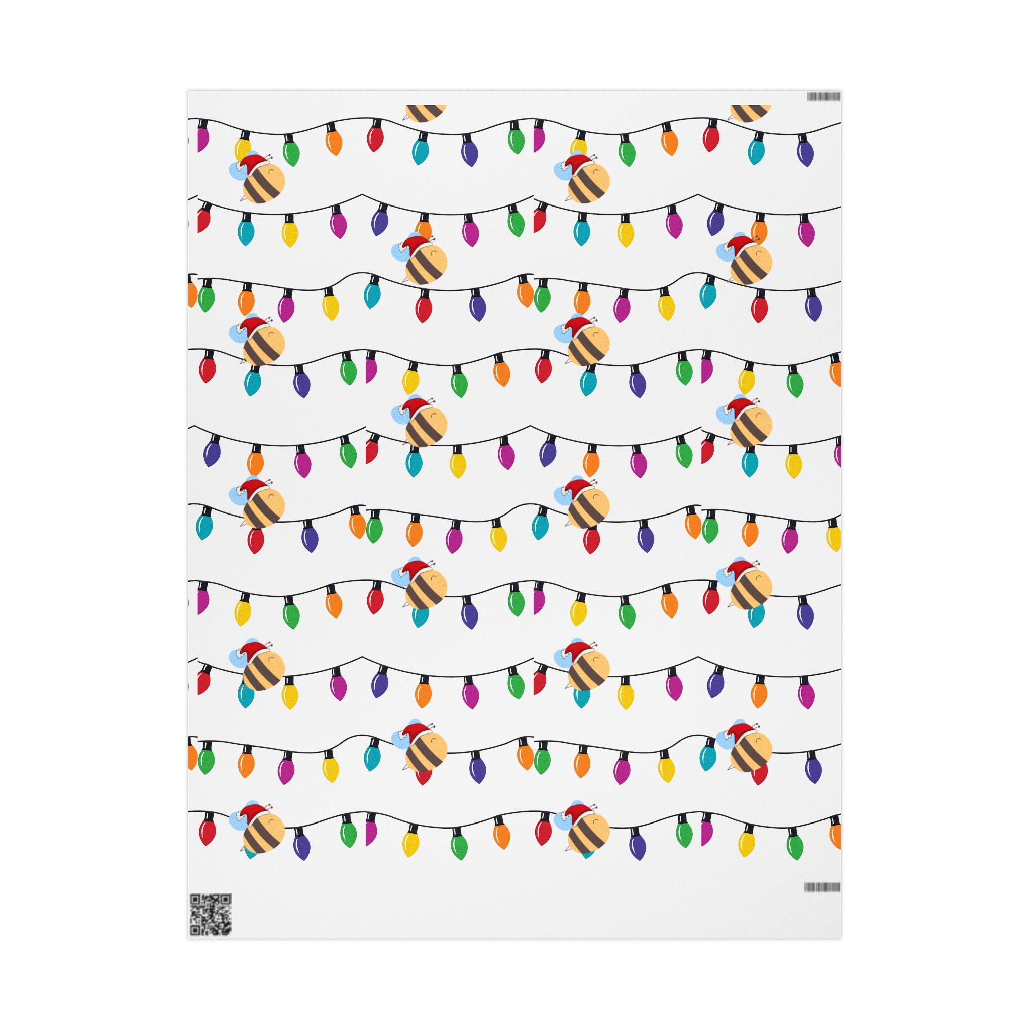 Santa Bees Wrapping Paper, Gift Wrap