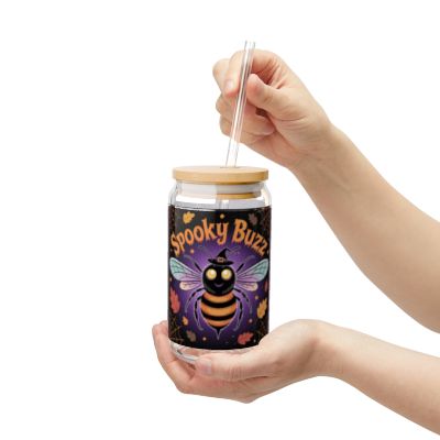 Spooky Buzz Sipper Glass - 16oz