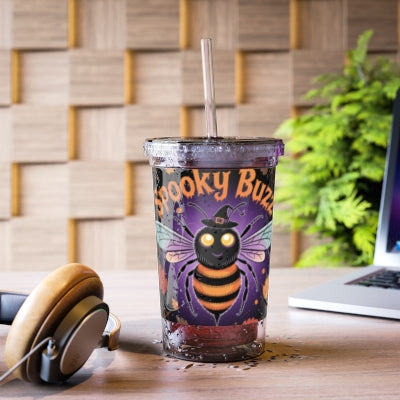 Spooky Buzz Acrylic Cup | Halloween Tumbler