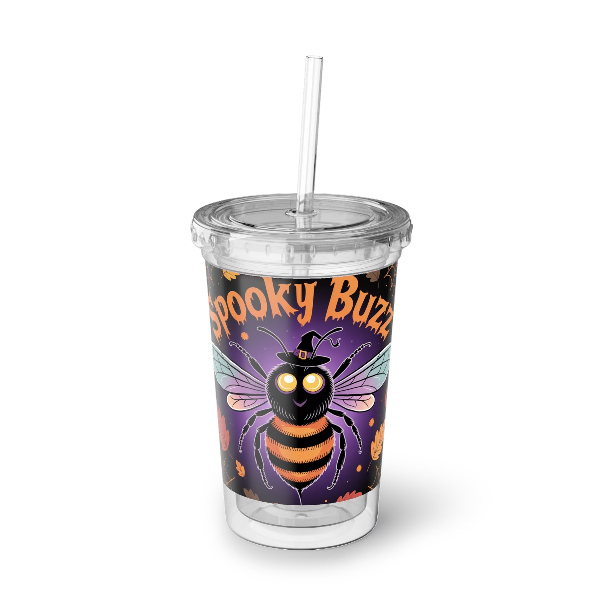 Spooky Buzz Acrylic Cup | Halloween Tumbler