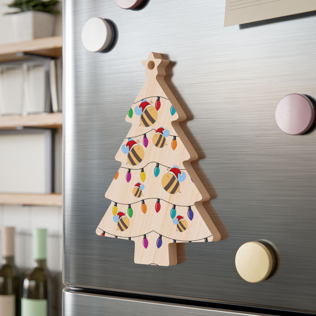 Heart & Tree Shaped Wooden Ornaments
