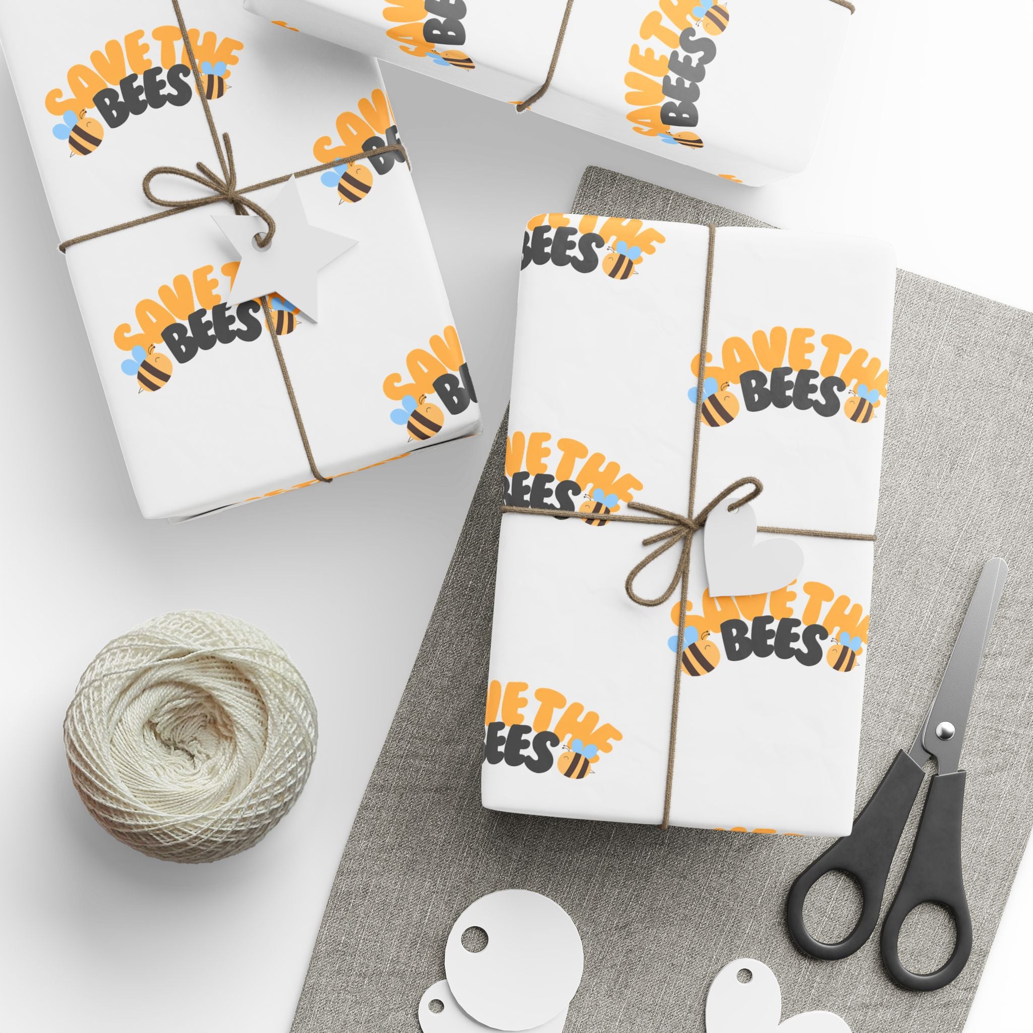 Save the Bees Wrapping Paper, Gift Wrap