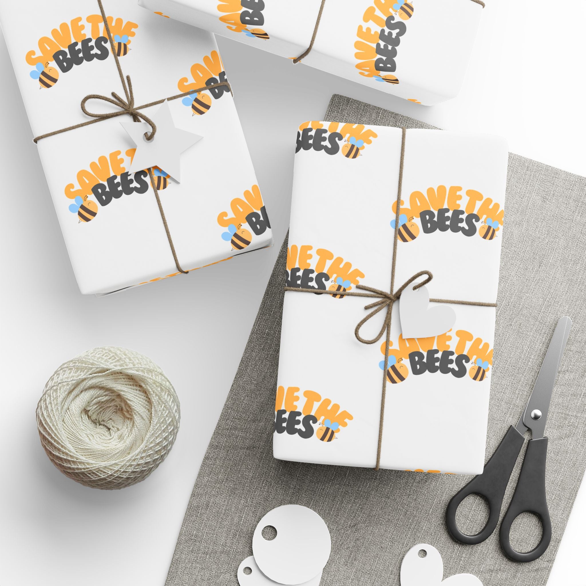 Save the Bees Wrapping Paper, Gift Wrap