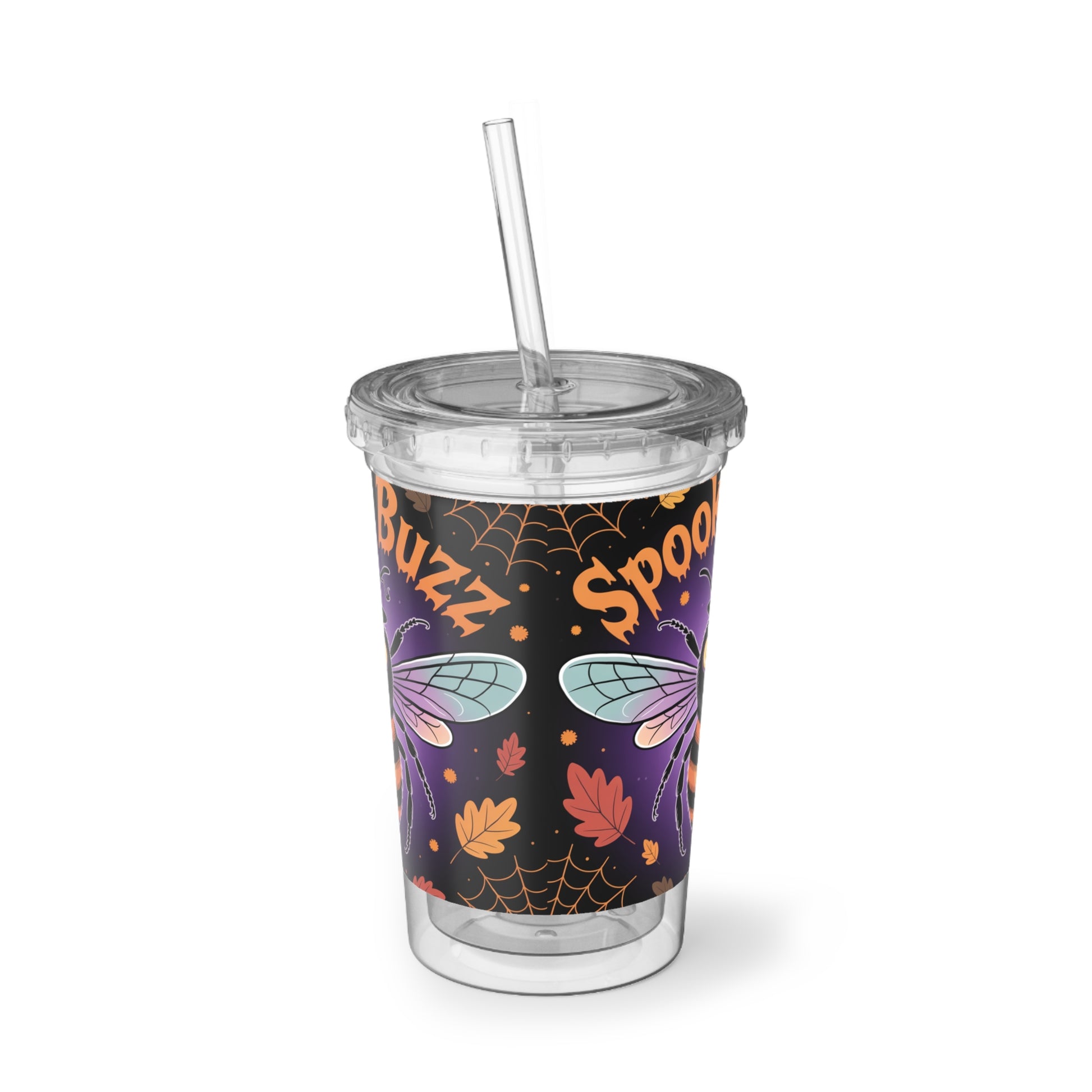 Spooky Buzz Acrylic Cup | Halloween Tumbler
