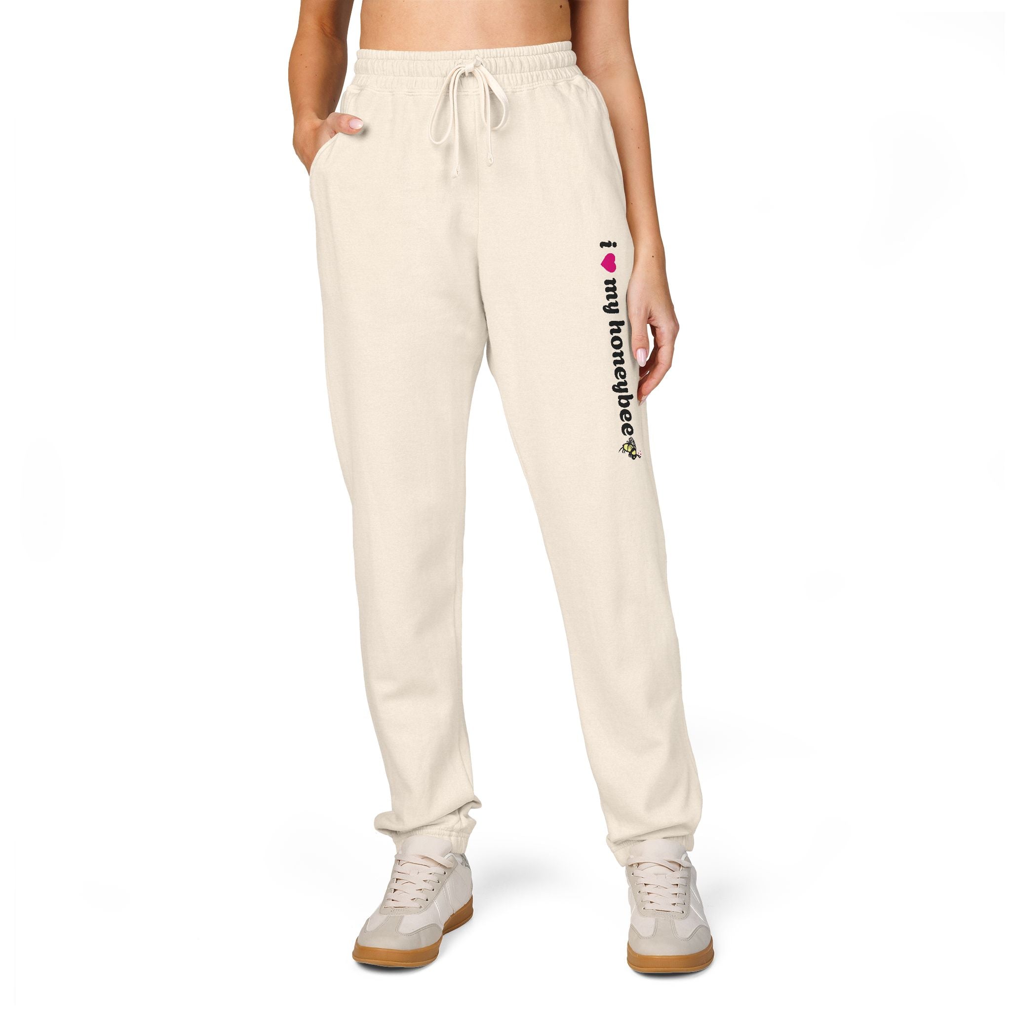 Cozy Fleece Sweatpants*I Love My Honeybee*
