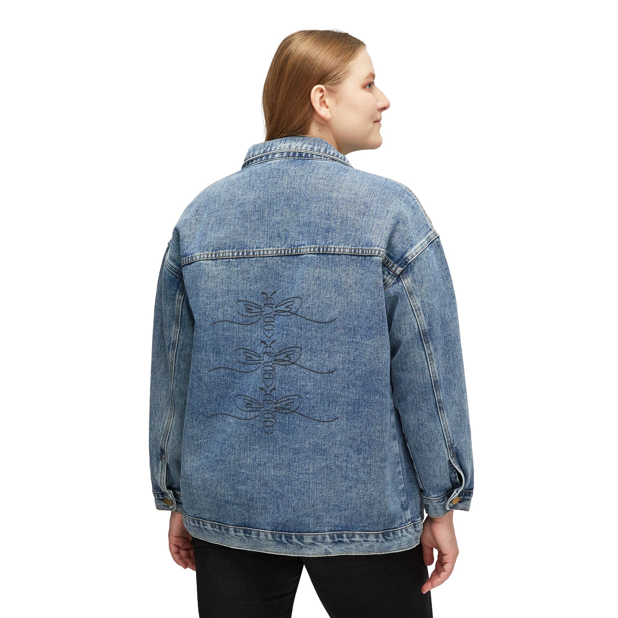 Minimalist Bees Denim Jacket