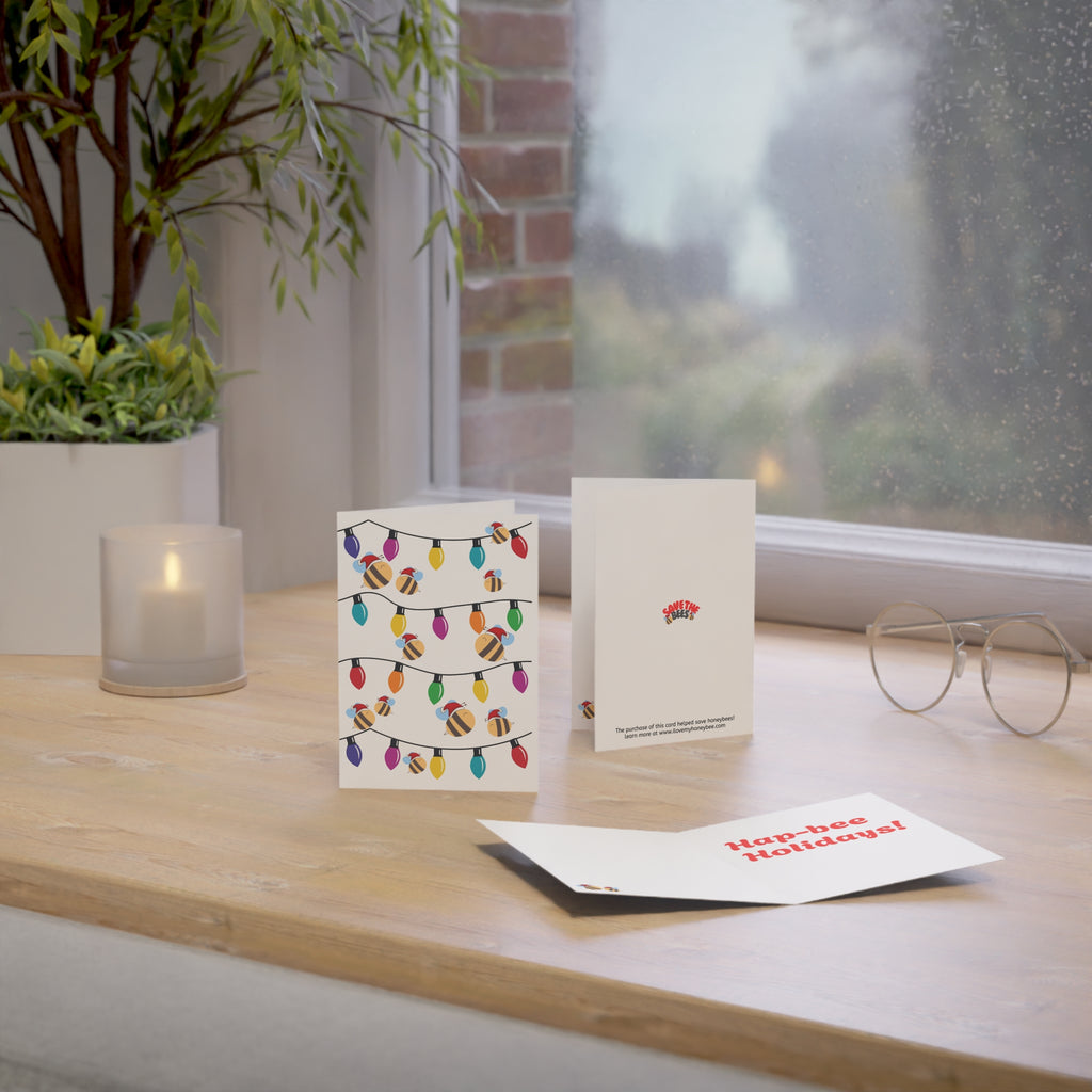 Bee-Themed Greeting Cards - Save the Bees Holiday Cards