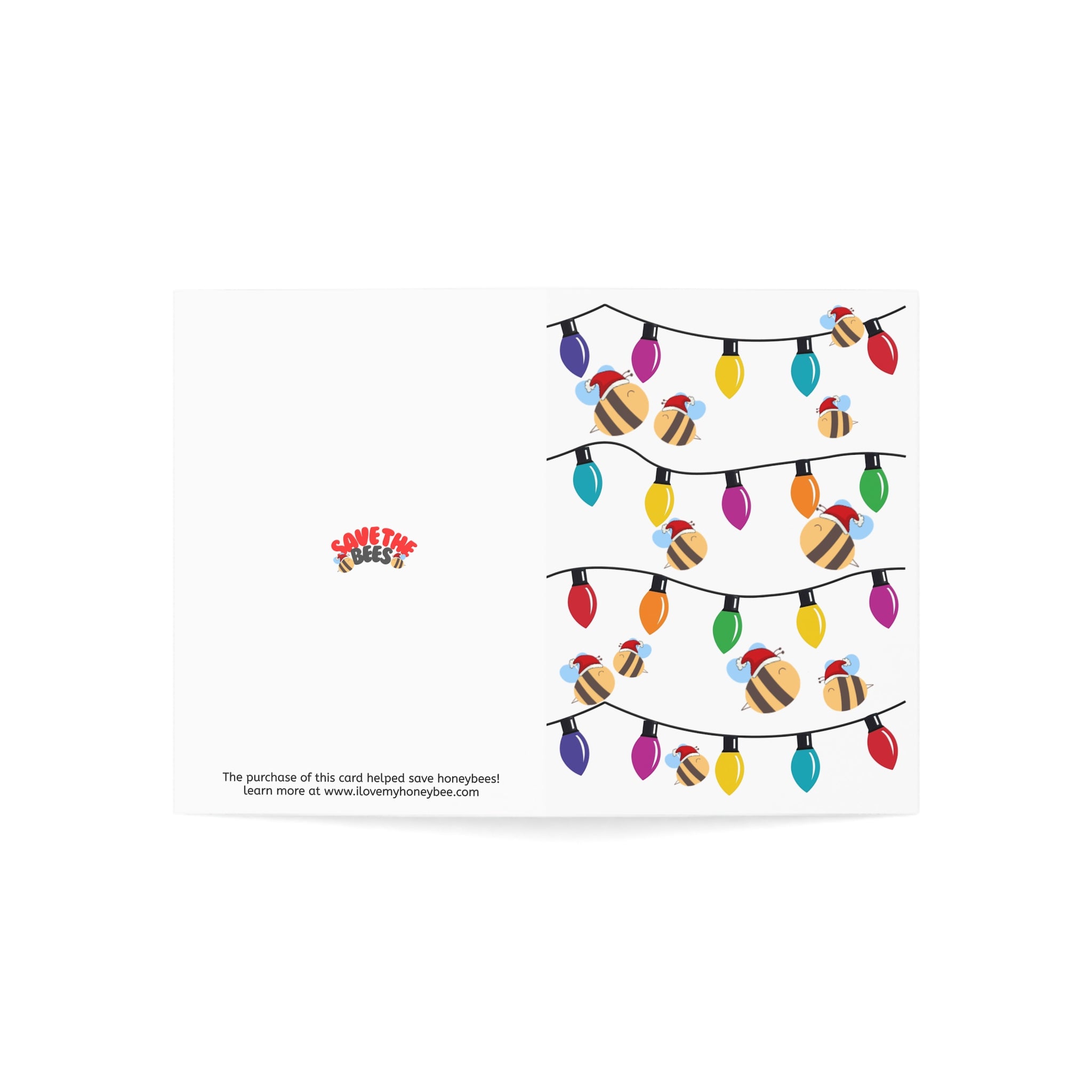Bee-Themed Greeting Cards - Save the Bees Holiday Cards