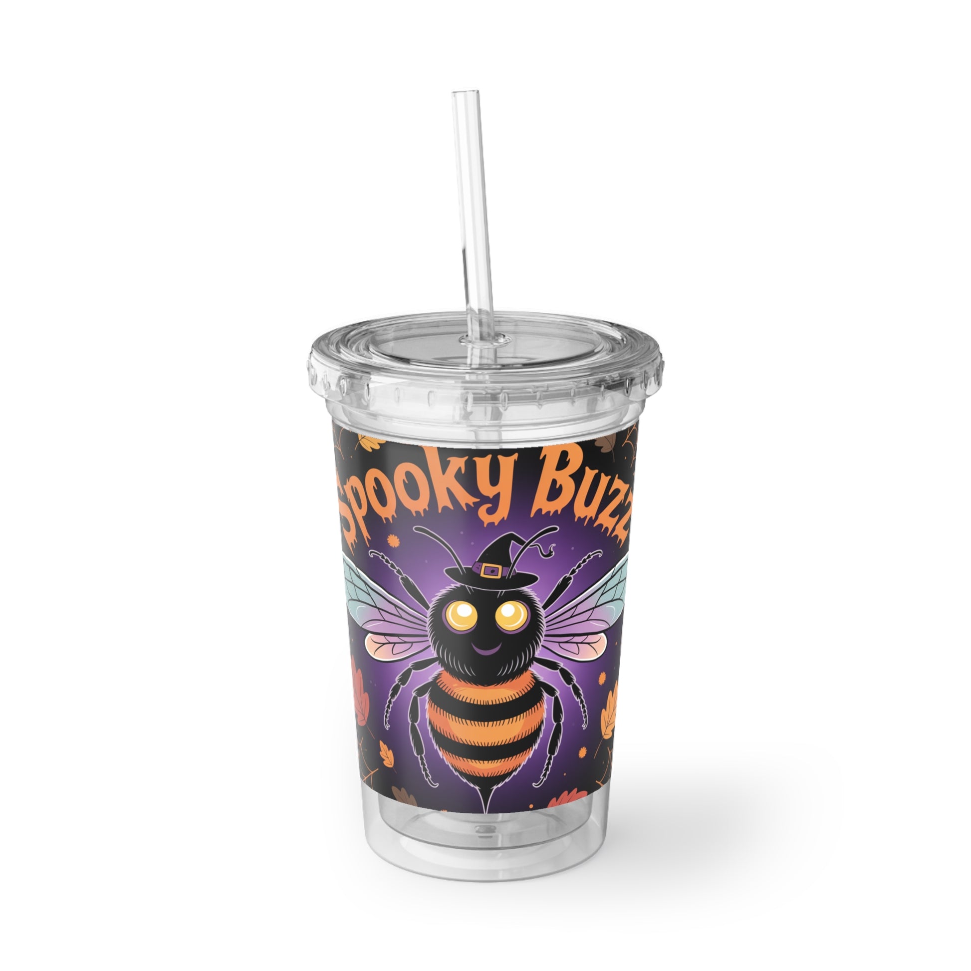 Spooky Buzz Acrylic Cup | Halloween Tumbler