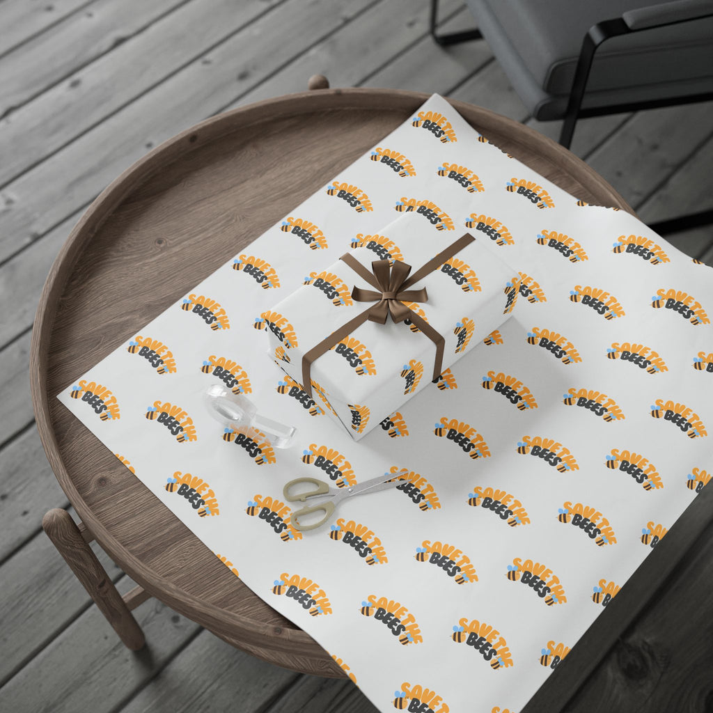 Save the Bees Wrapping Paper, Gift Wrap