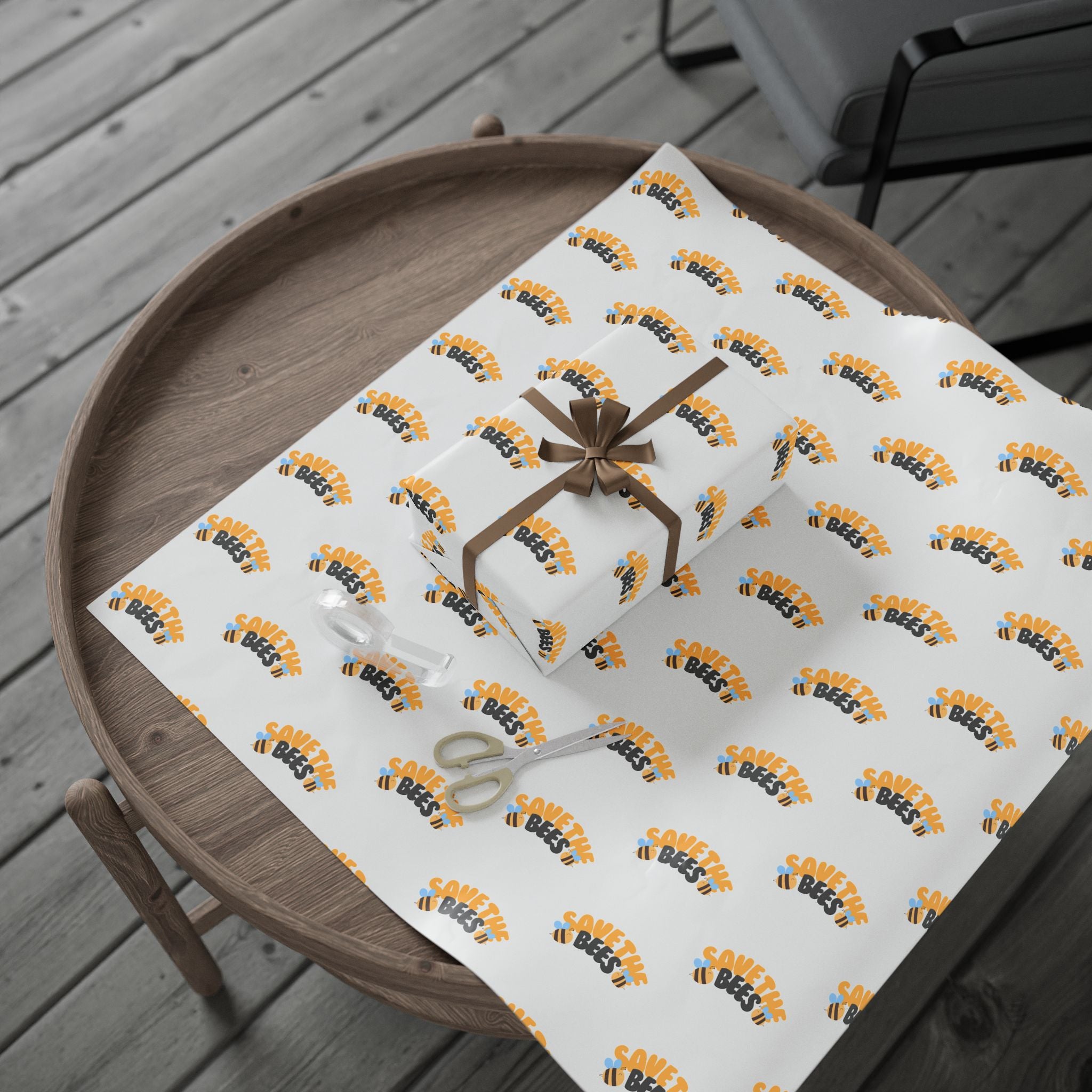 Save the Bees Wrapping Paper, Gift Wrap
