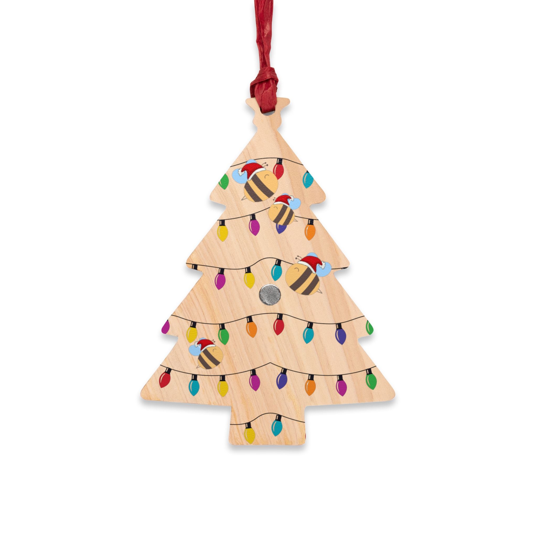 Heart & Tree Shaped Wooden Ornaments