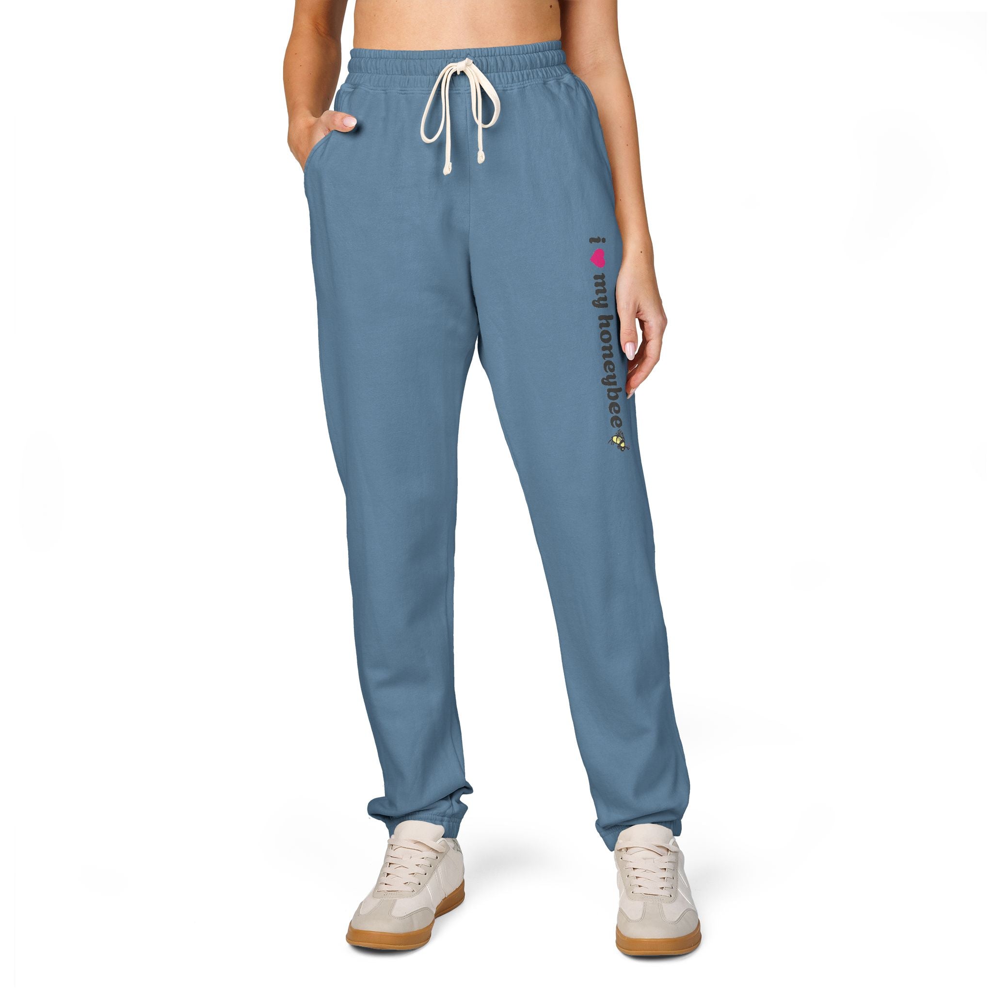Cozy Fleece Sweatpants*I Love My Honeybee*